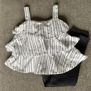 Crop Top + Pants Set